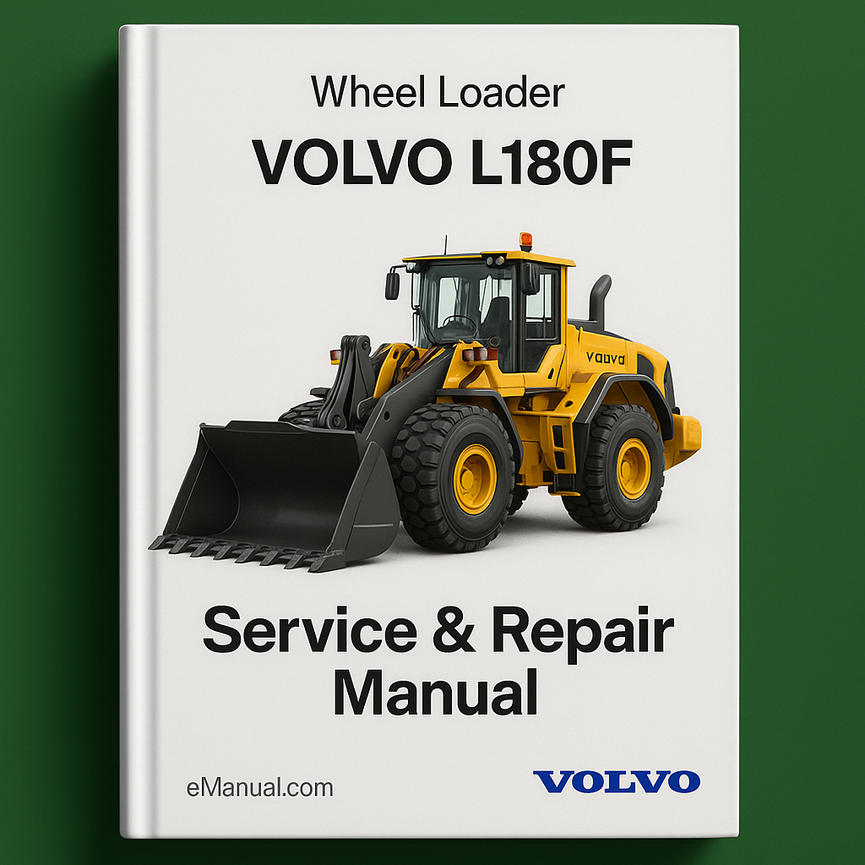 Now Volvo L180F Wheel Loader Service Repair Manual