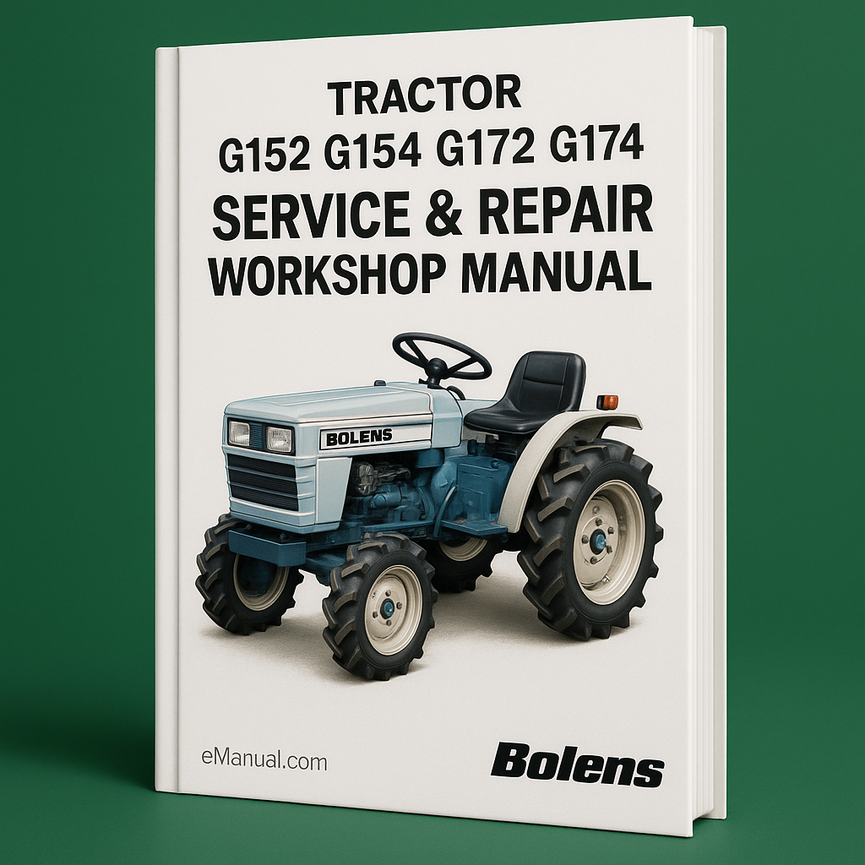 Bolens G152 G154 G172 G174 Tractor Service Repair Workshop Manual