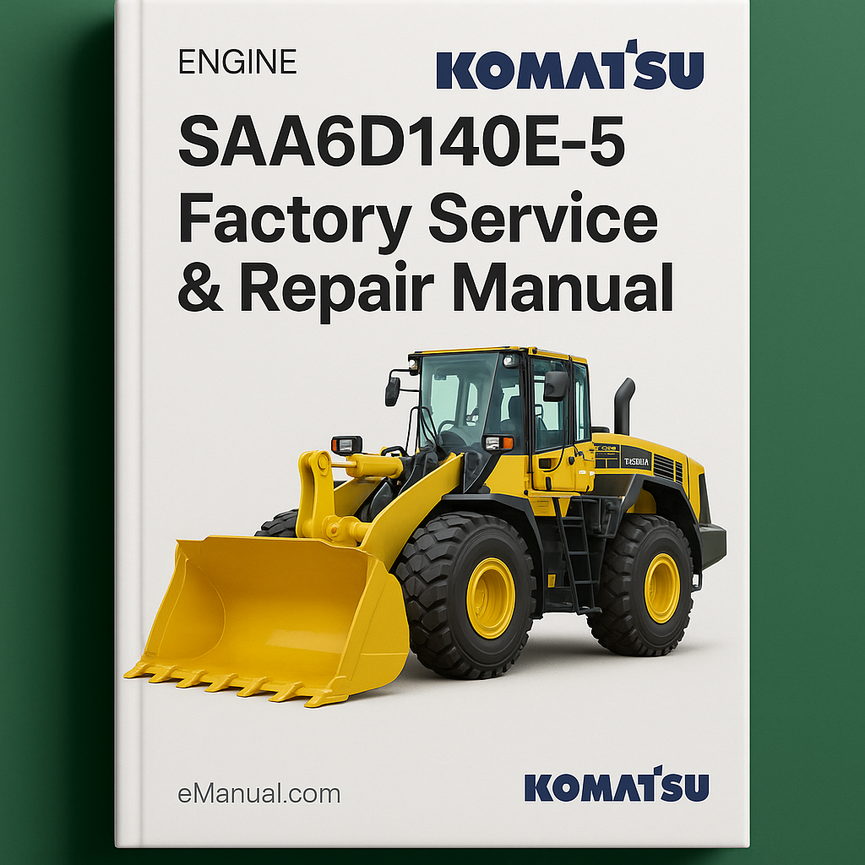 Komatsu SAA6D140E-5 Factory Service Repair Manual