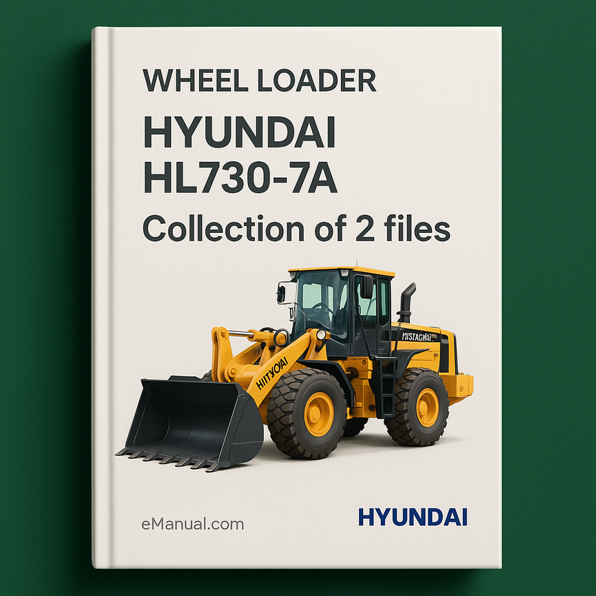 Hyundai Wheel Loader HL730-7A-Collection of 2 files