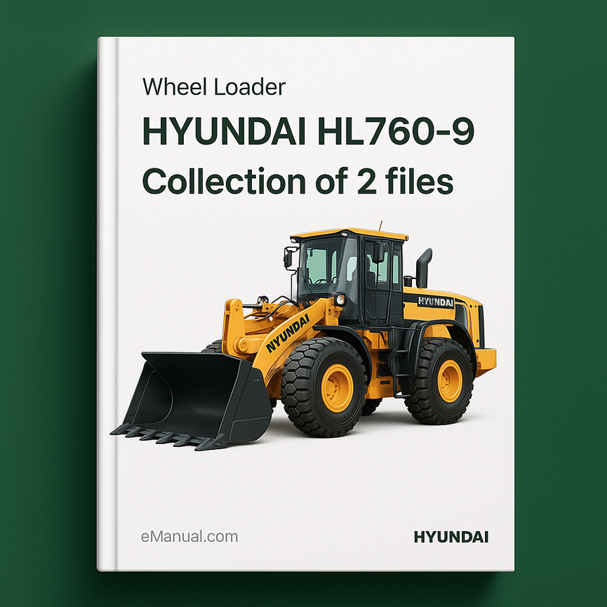 Hyundai Wheel Loader HL760-9-Collection of 2 files