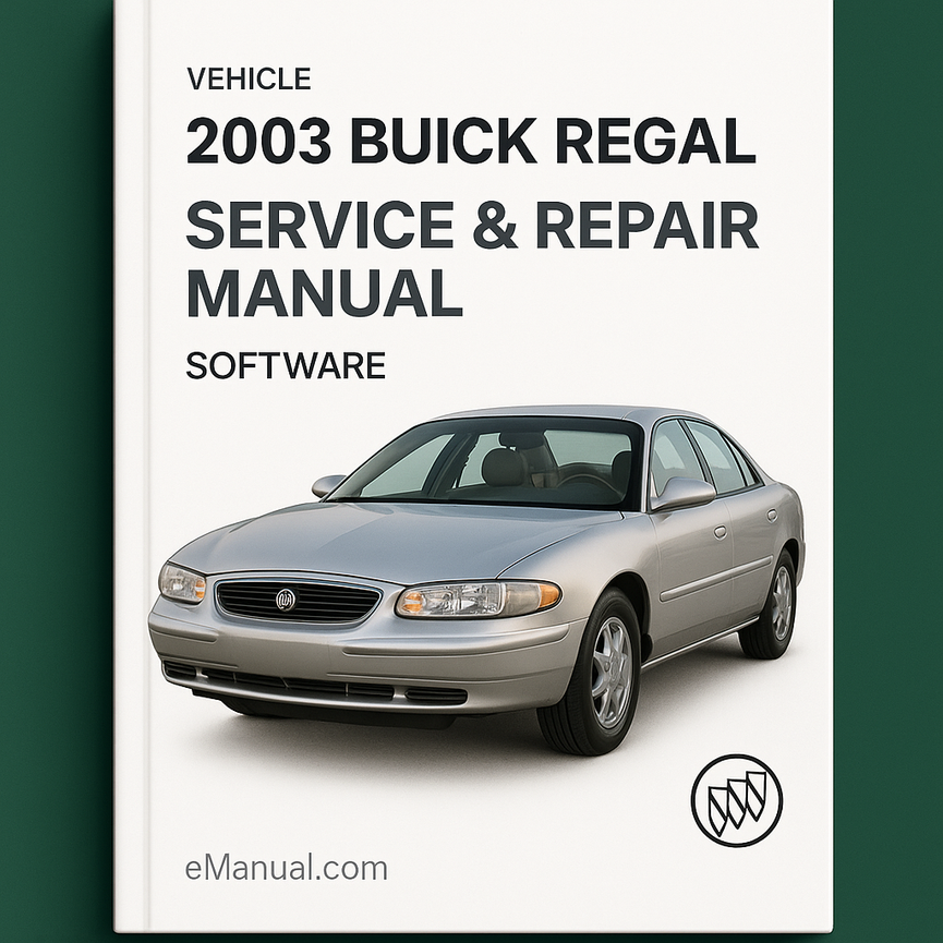 2003 Buick Regal Service & Repair Manual Software