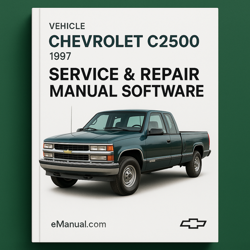 1997 Chevrolet C2500 Service & Repair Manual Software