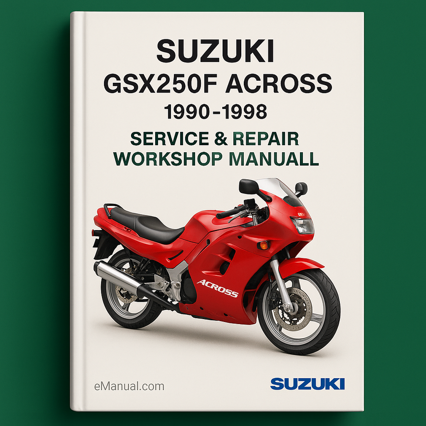 Suzuki GSX250F Across 1990-1998 Service Repair Workshop Manual