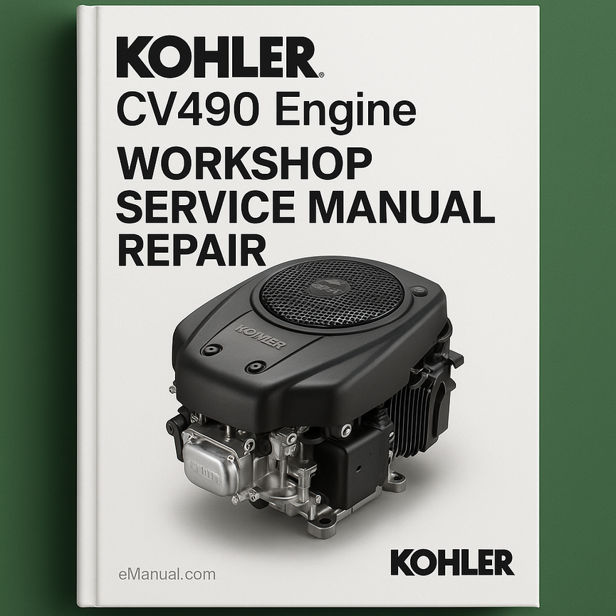 Kohler CV490 Engine Workshop Service Manual Repair