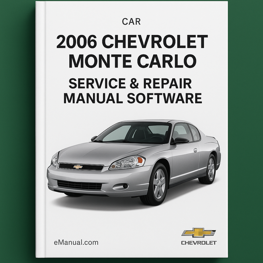 2006 Chevrolet Monte Carlo Service & Repair Manual Software