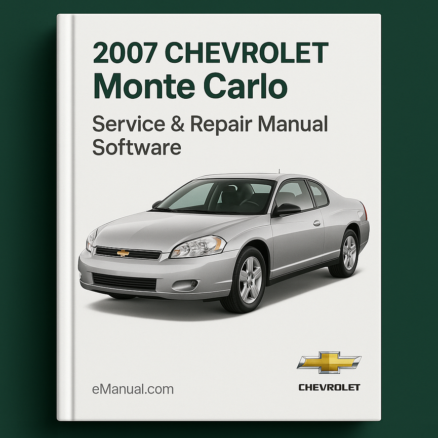 2007 Chevrolet Monte Carlo Service & Repair Manual Software