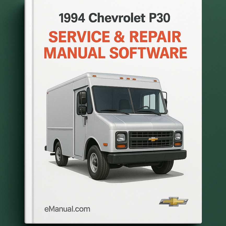 1994 Chevrolet P30 Service & Repair Manual Software