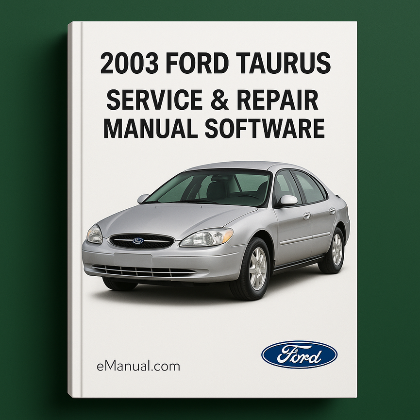 2003 Ford Taurus Service & Repair Manual Software
