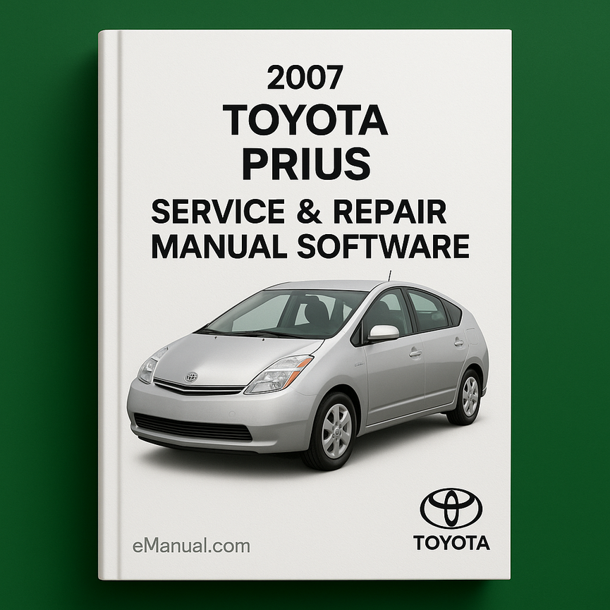 2007 Toyota Prius Service & Repair Manual Software