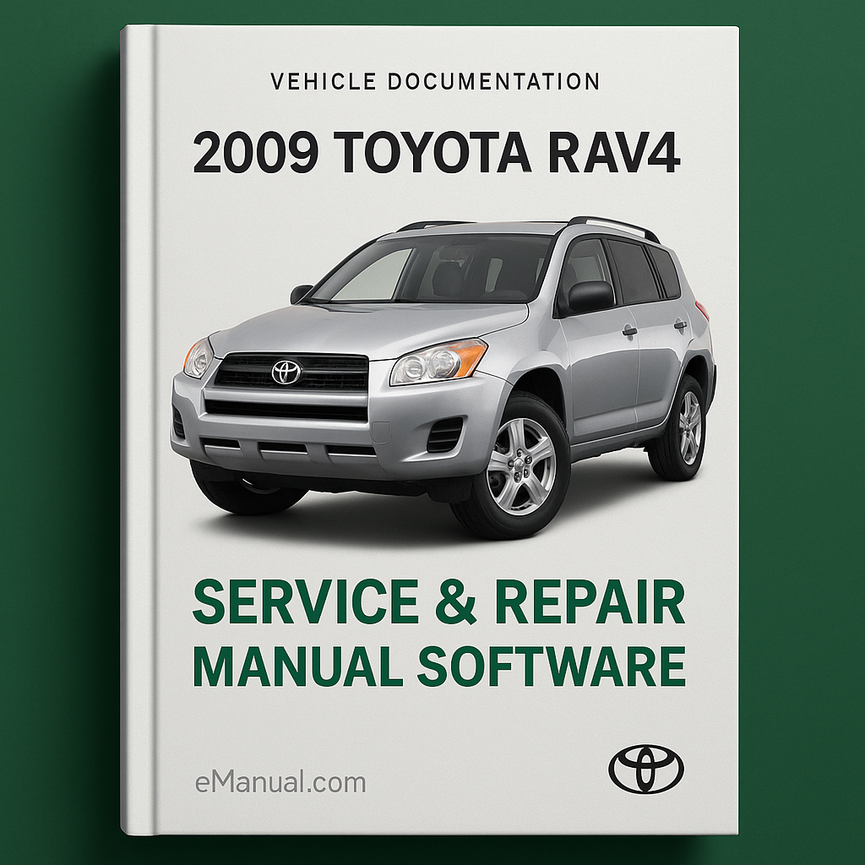 2009 Toyota RAV4 Service & Repair Manual Software