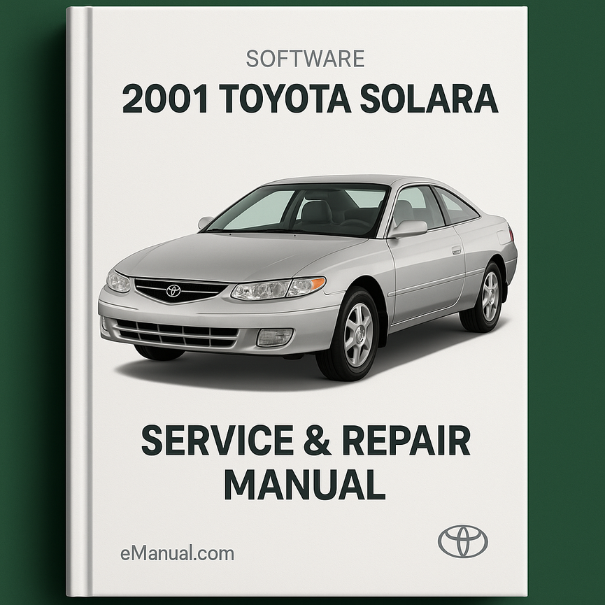 2001 Toyota Solara Service & Repair Manual Software
