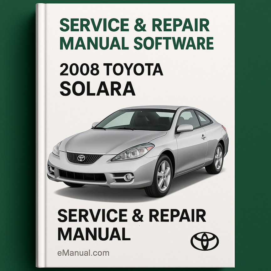 2008 Toyota Solara Service & Repair Manual Software