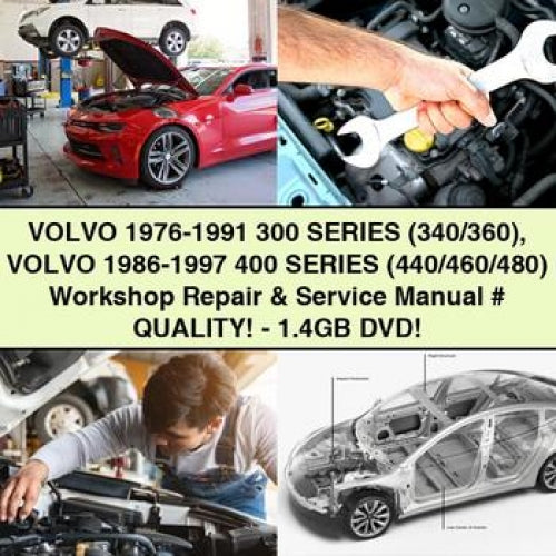 VOLVO 1976-1991 300 Series (340/360) Volvo 1986-1997 400 Series (440/460/480) Workshop Repair & Service Manual # QUALITY - 1.4GB DVD