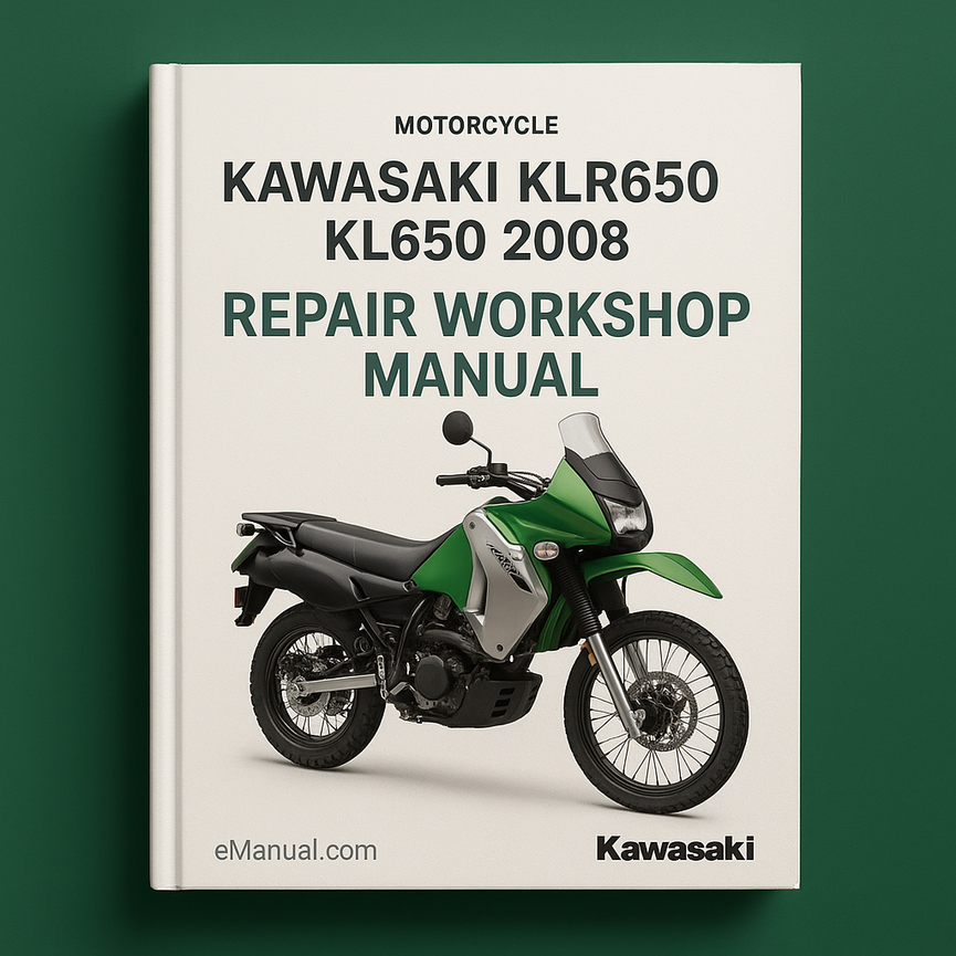 NOW KLR650 KL650 KLR 650 KL 2008 Repair Repair Workshop Manual