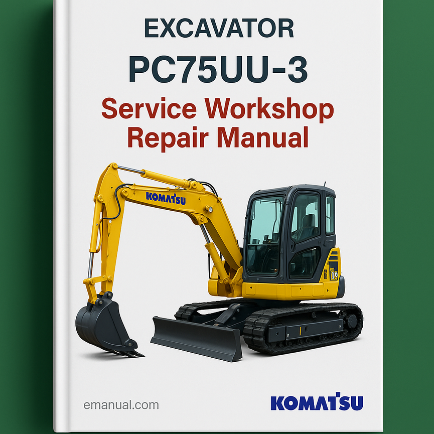 PC75UU-3 Excavator Service Workshop Repair Manual.PDF