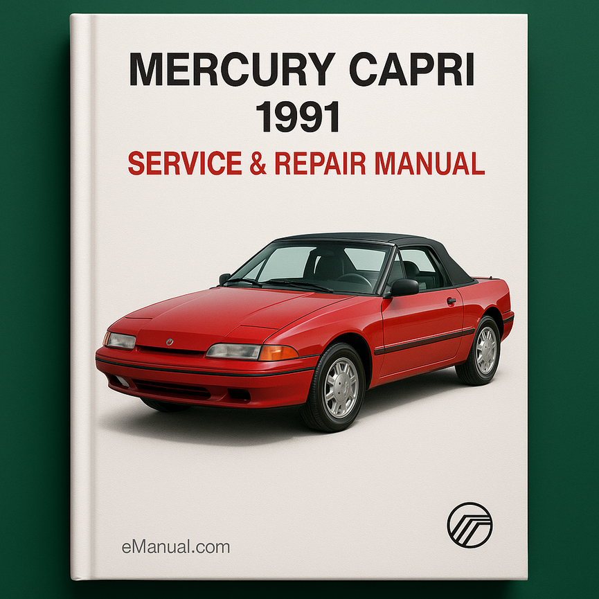 Mercury Capri 1991 Service & Repair Manual