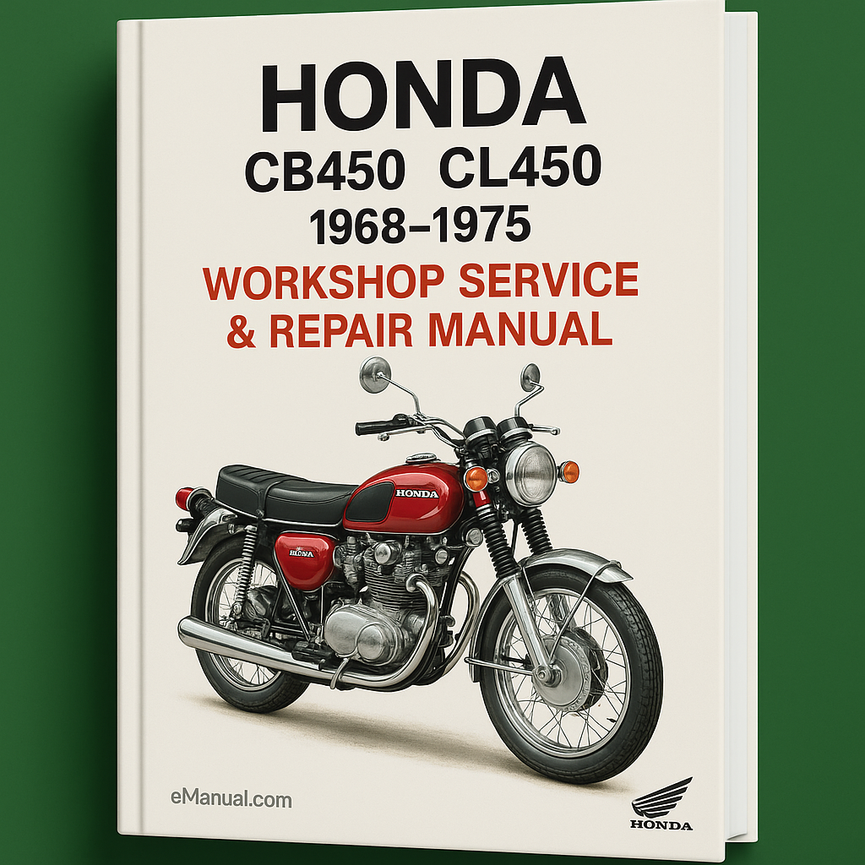 HONDA CB450 CL450 BIKE 1968-1975 Workshop Service Repair Manual