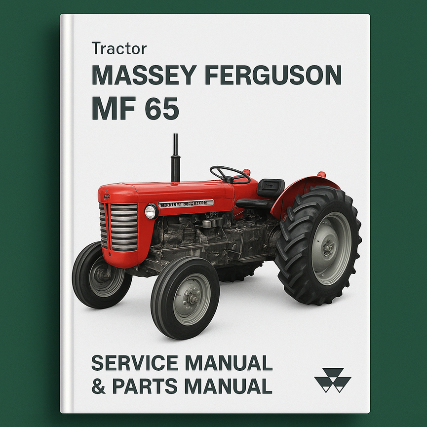 Massey Ferguson MF 65 Tractor Service Manual & Parts Manual -2- Manuals - Download PDF