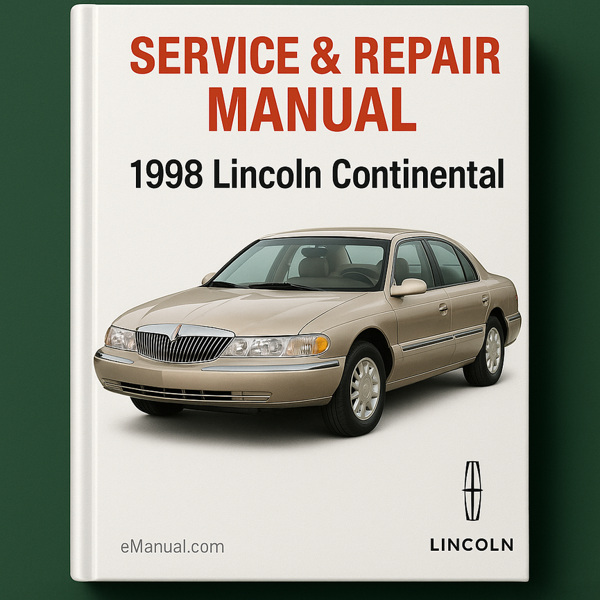 1998 Lincoln Continental Service & Repair Manual