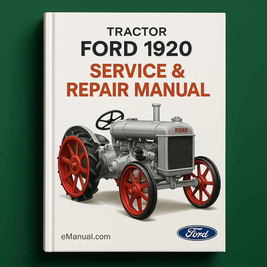 Ford 1920 Tractor Service Repair Manual