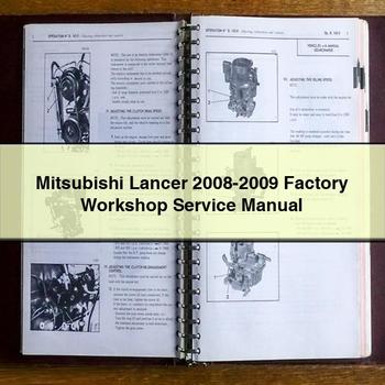 Mitsubishi Lancer 2008-2009 Factory Workshop Service Repair Manual