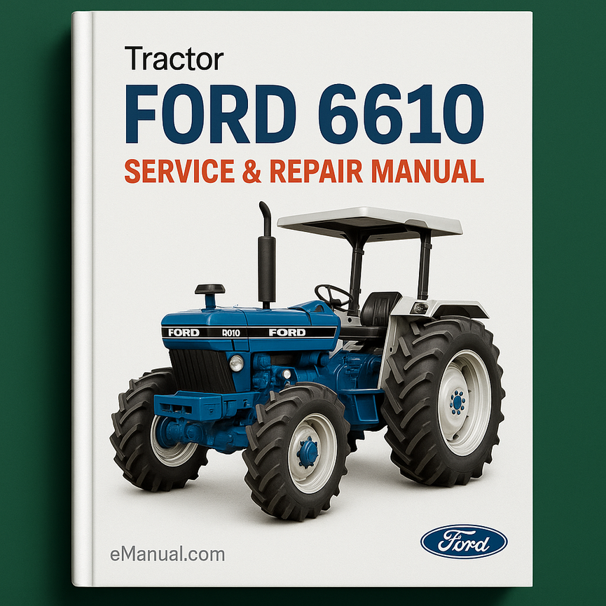 Ford 6610 Tractor Service Repair Manual