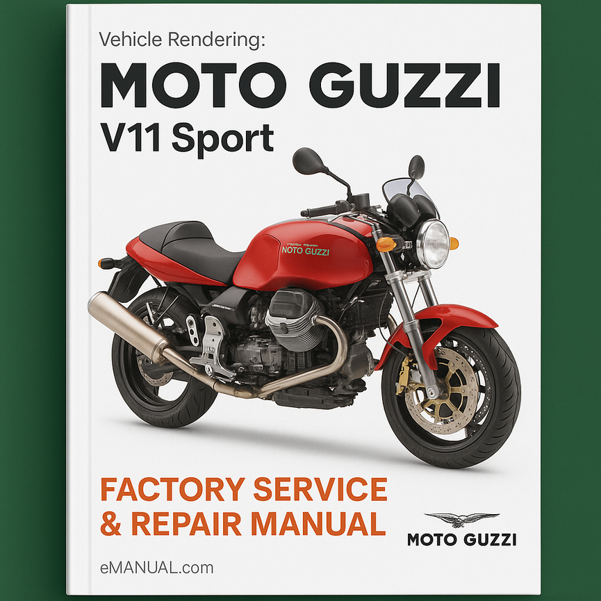Moto Guzzi v11 Sport Factory Service Repair Manual