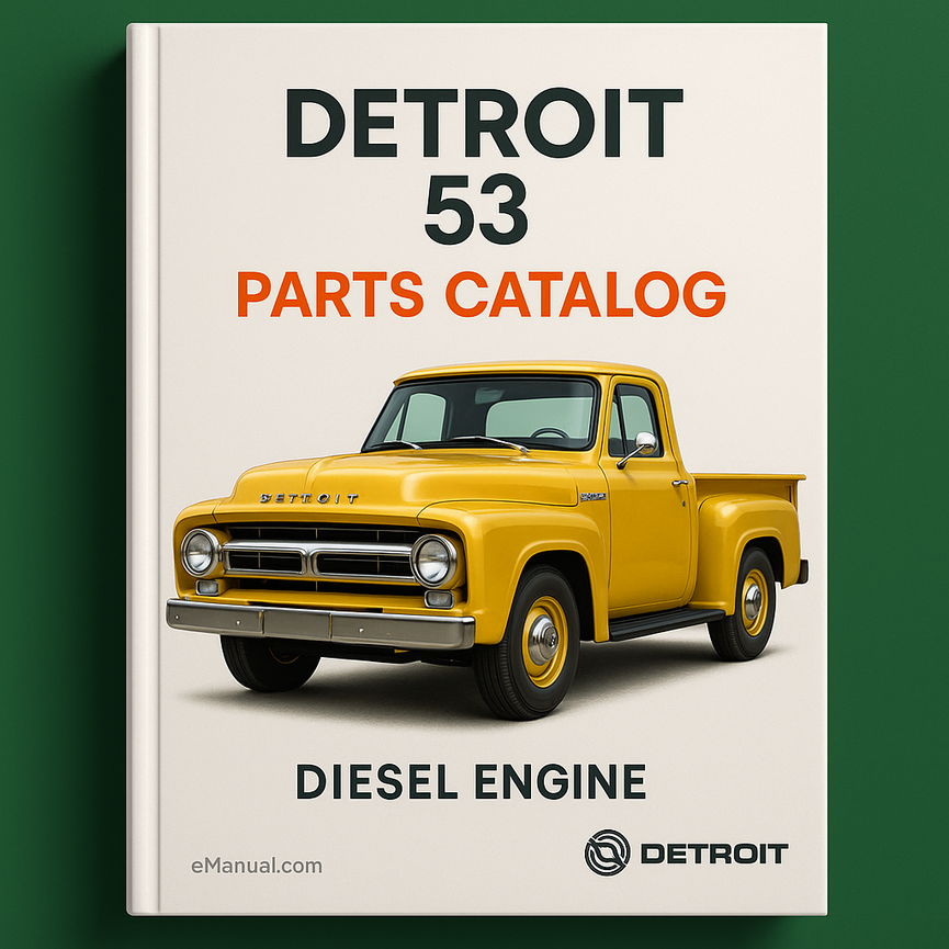 Detroit 53 Parts Catalog for Diesel Engine