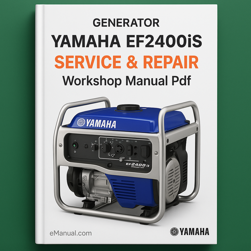 Yamaha EF2400iS Generator Service Repair Workshop Manual Pdf