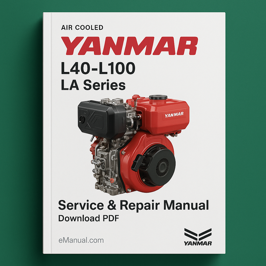 YANMAR L40-L100 AIR COOLED LA Series INDUSTRIAL DIESEL EngineS Service Repair Manual Download PDF