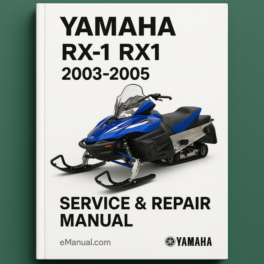 Yamaha RX-1 RX1 2003-2005 Service Repair Manual Download PDF