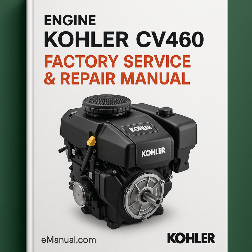 Kohler CV460 Engine Factory Service Repair Manual
