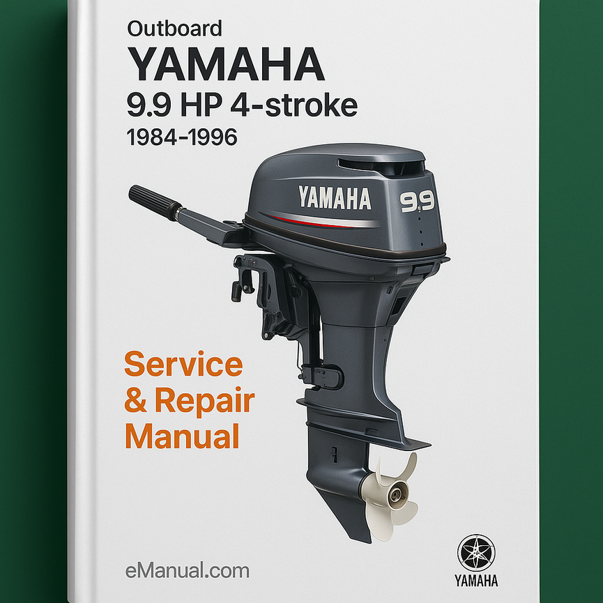 Yamaha 9.9 HP 4 stroke 1984-1996 Service Repair Manual