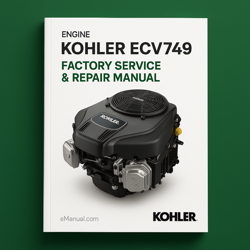 Kohler ECV749 Engine Factory Service Repair Manual