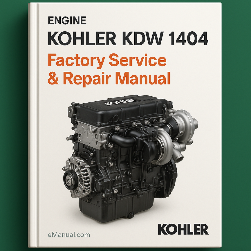 Kohler KDW 1404 Engine Factory Service Repair Manual