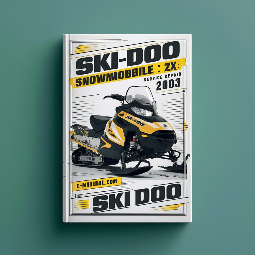 Ski-Doo ZX snowmobile Service Manual Repair 2003 Ski Doo