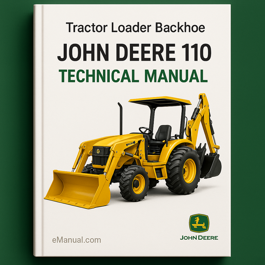 John Deere 110 Tractor Loader Backhoe Technical Manual