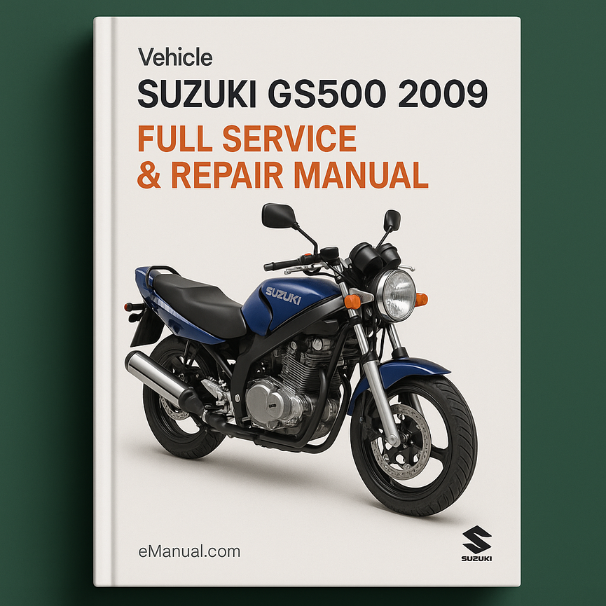 Suzuki GS500 2009 Full Service Repair Manual