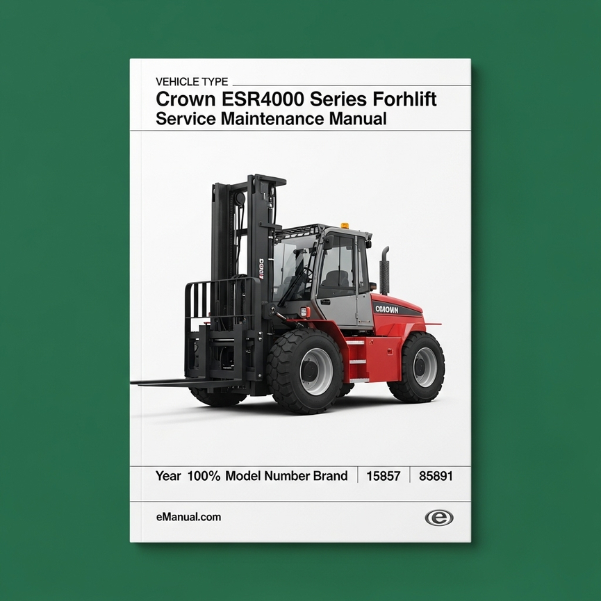 Crown ESR4000 Series Forklift Service Maintenance Manual