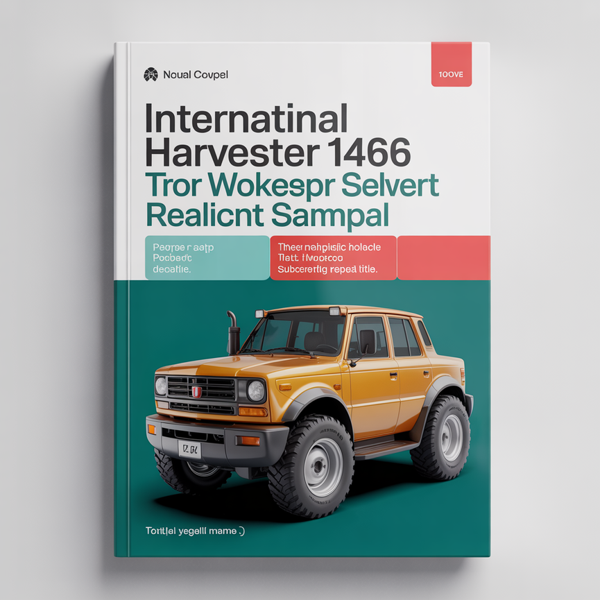 International Harvester 1466 Tractor Workshop Service Repair Manual