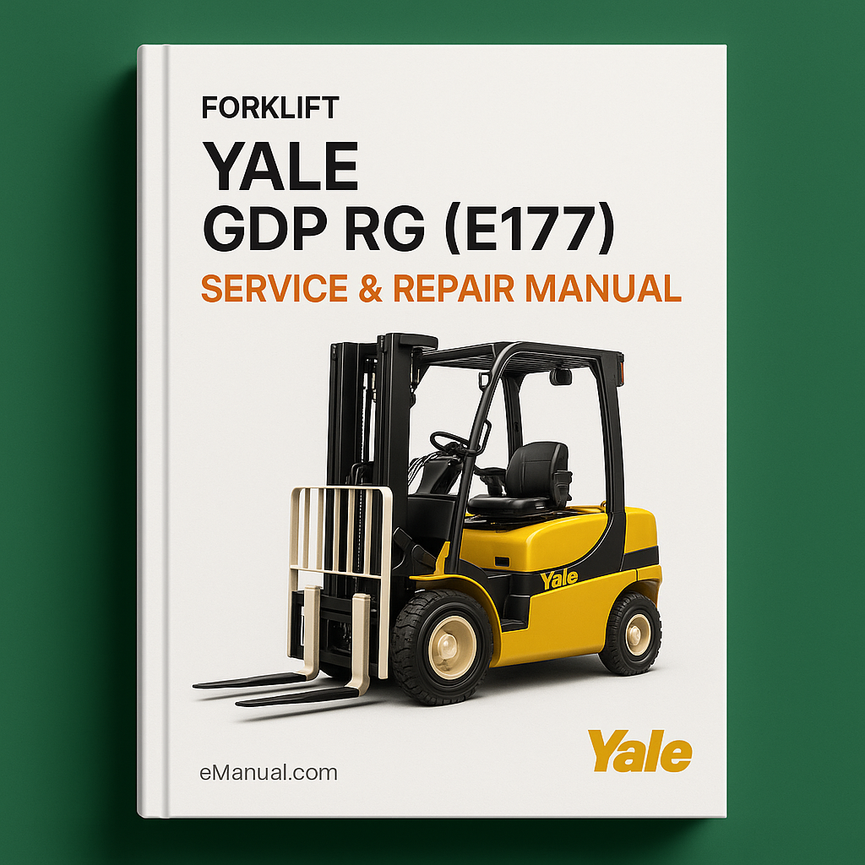 Yale GDP RG (E177) Forklift Service Repair Manual