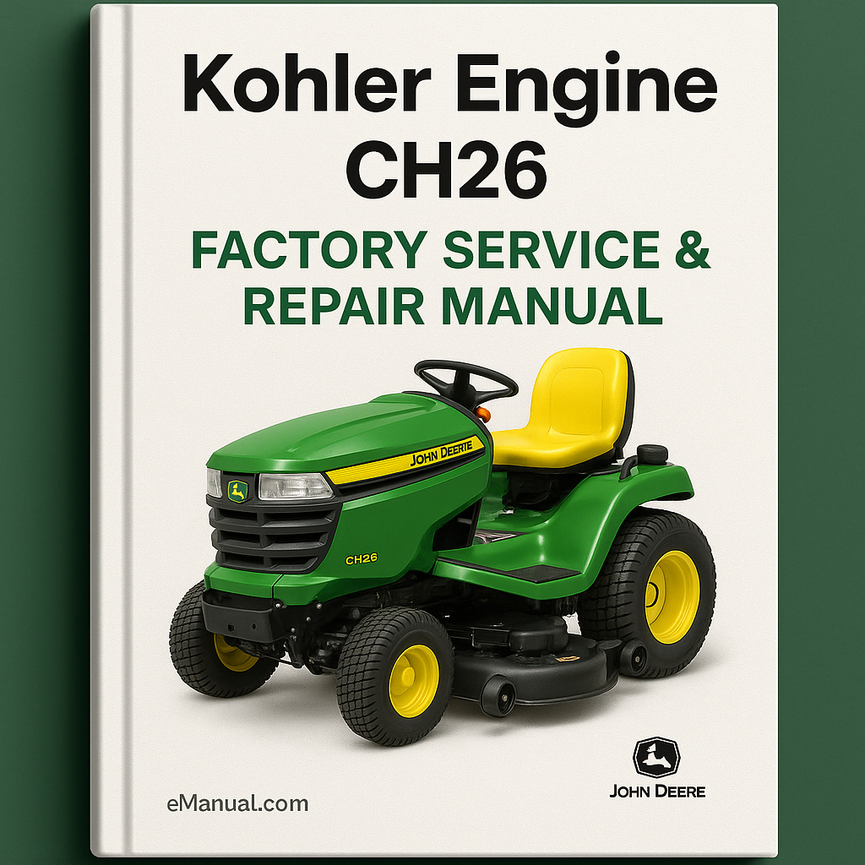 Kohler Engine CH26 Factory Service Repair Manual