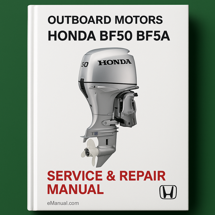 Honda BF50 BF5A Outboard motors Service Repair Manual
