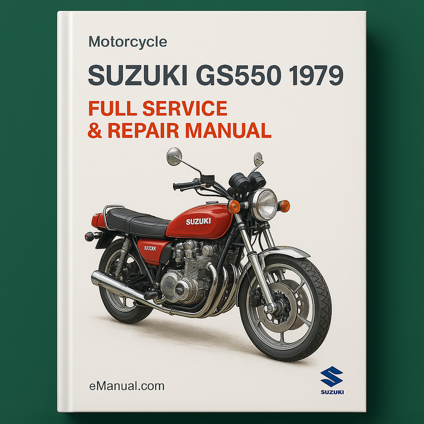 Suzuki GS550 1979 Full Service Repair Manual