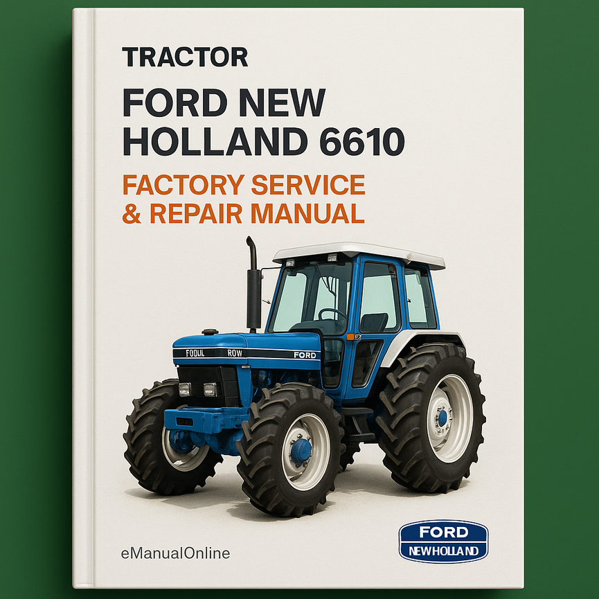 Ford New Holland 6610 Factory Service Repair Manual