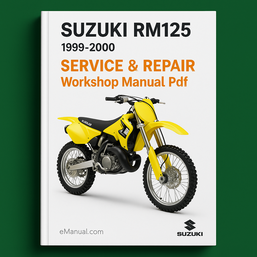 Suzuki RM125 Motorcycle 1999-2000 Service Repair Workshop Manual Pdf