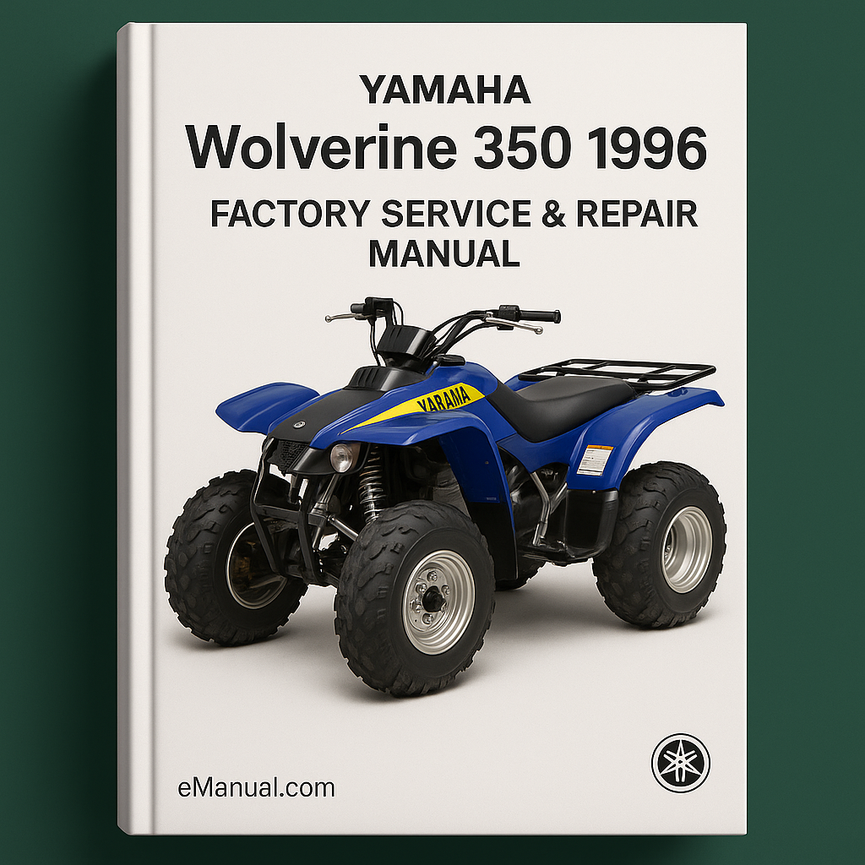 Yamaha Wolverine 350 1996 Factory Service Repair Manual