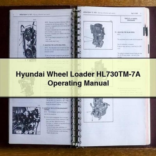 Hyundai Wheel Loader HL730TM-7A Operating Manual
