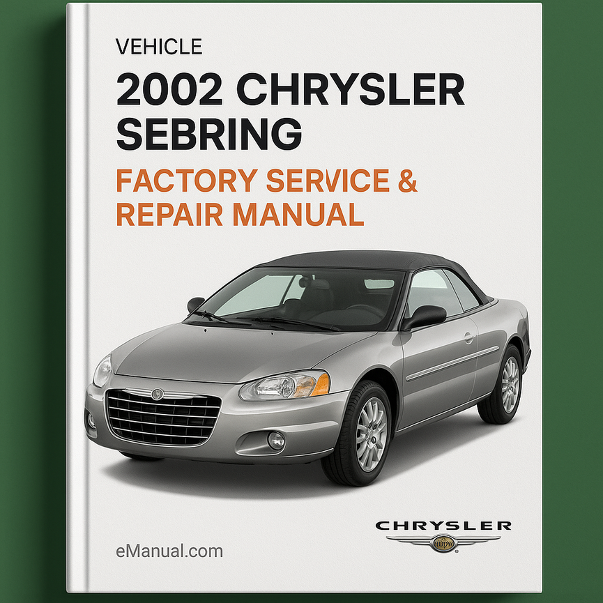 2002 Chrysler Sebring Factory Service Repair Manual